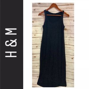 Polka dot maxi dress